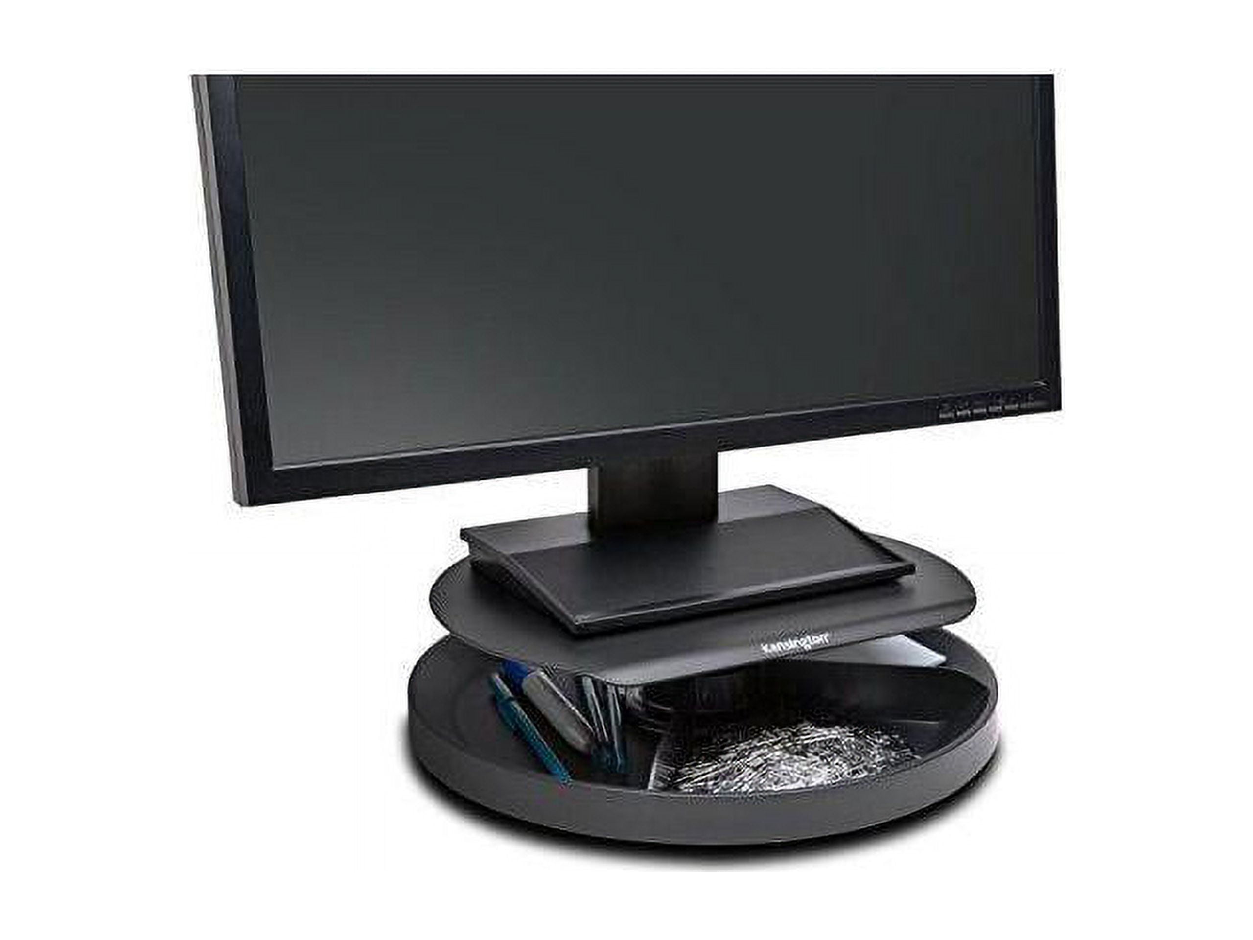 Picture of Kensington K52787WW SmartFit Spin 2 Monitor Stand, Black - Pack of 3