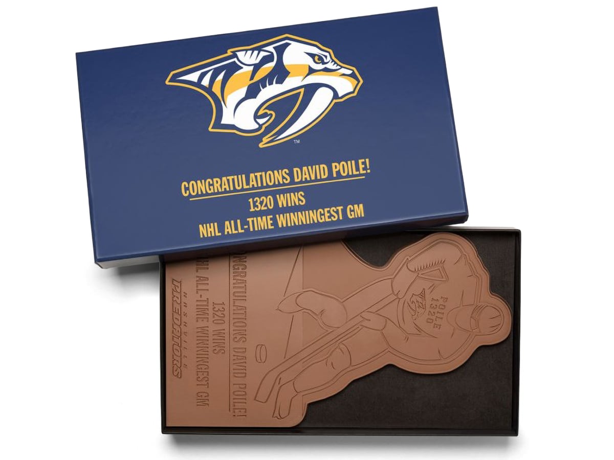 1007 14 x 8 in. Custom Decorated Shape Chocolate with Luxury Custom Packaging