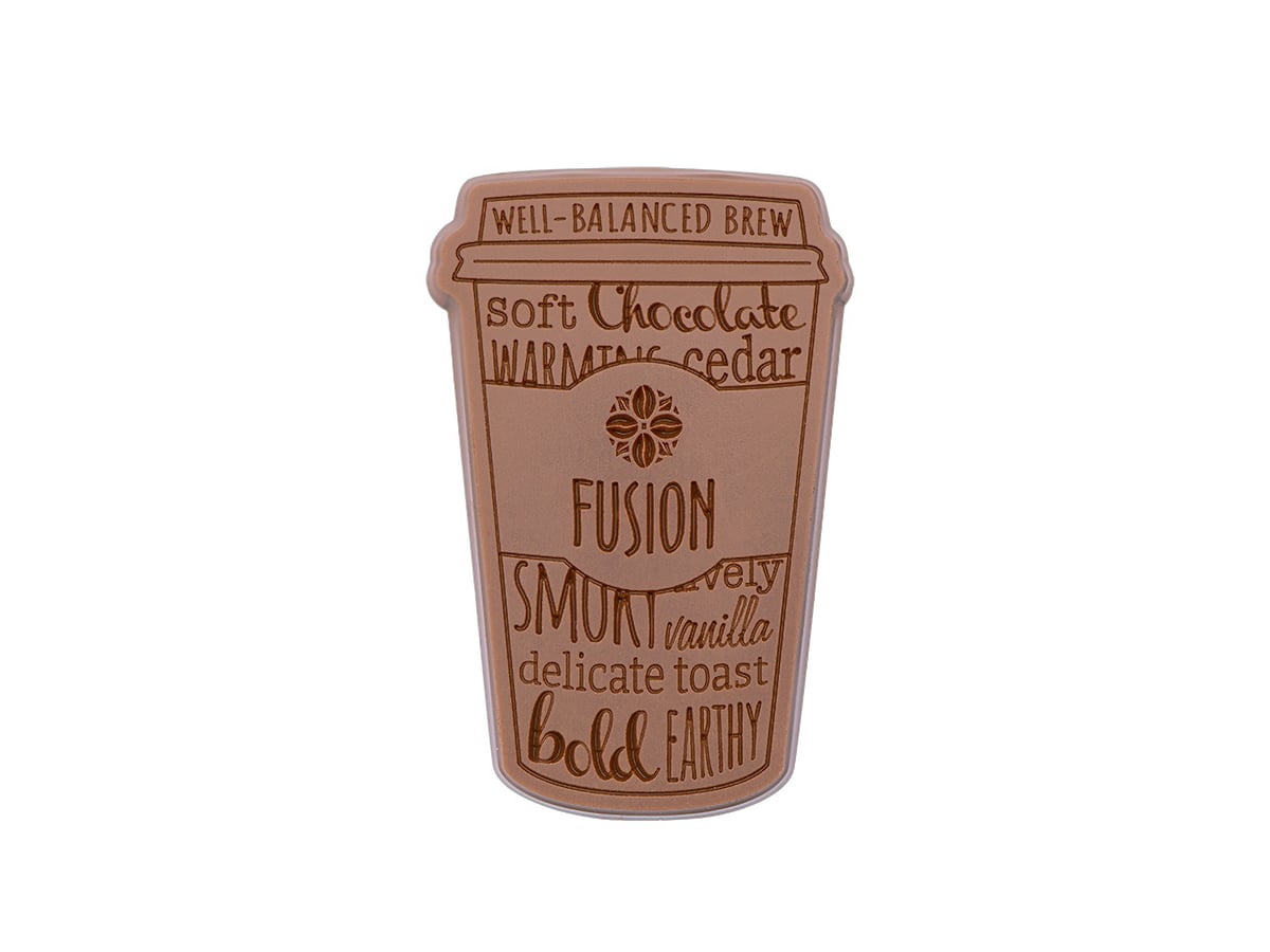 1011 2 x 4 in. Custom Decorated Rectangle Chocolate with Clear Packaging