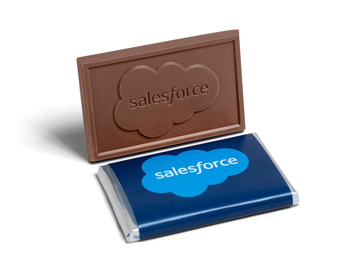 1023 2 x 3 in. Small & Mighty Custom Chocolate Wrapper Bar