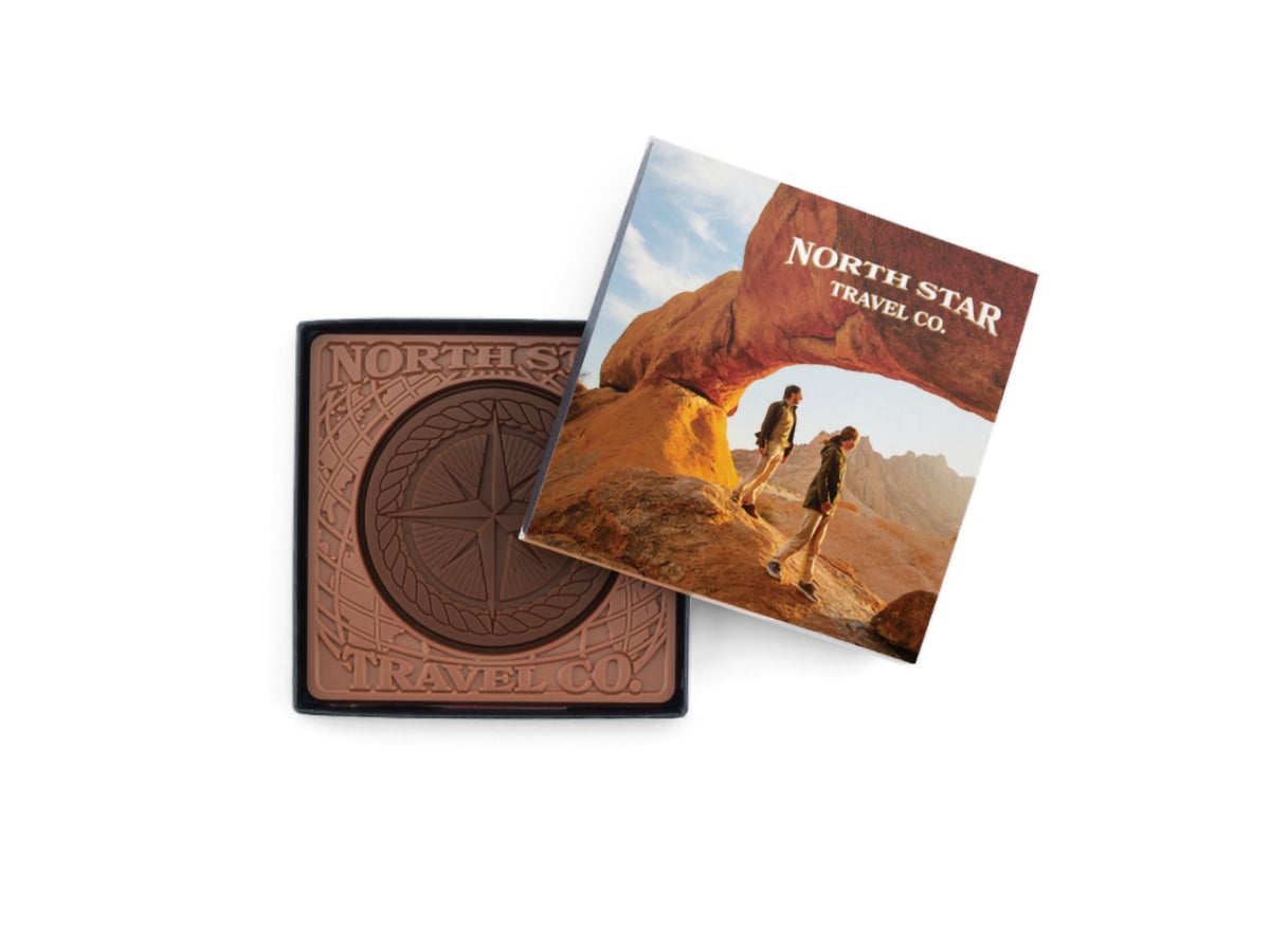 2002 2 oz Combo Chocolate Bar with 4 x 4 in. Gift Box