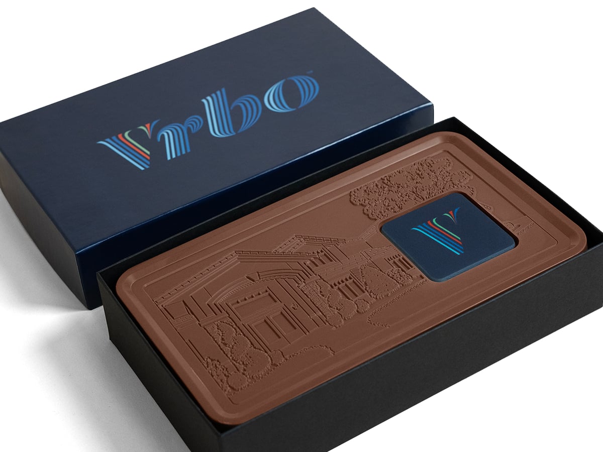 2016 1 lbs Epic Engraved Combo Chocolate Bar with Luxury Custom Packaging