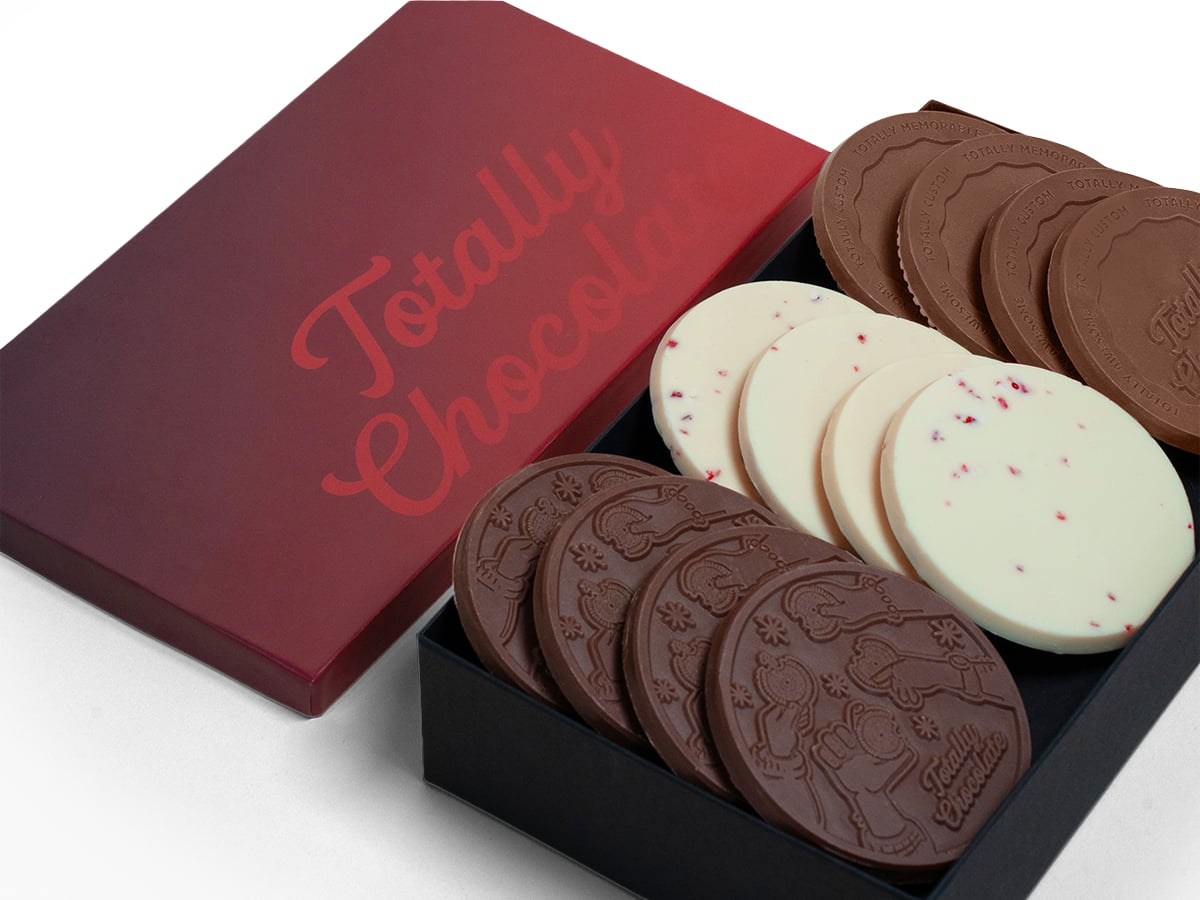 4012S Gourmet Chocolate Cookie Gift Set with Classic Custom Packaging - 12 Piece