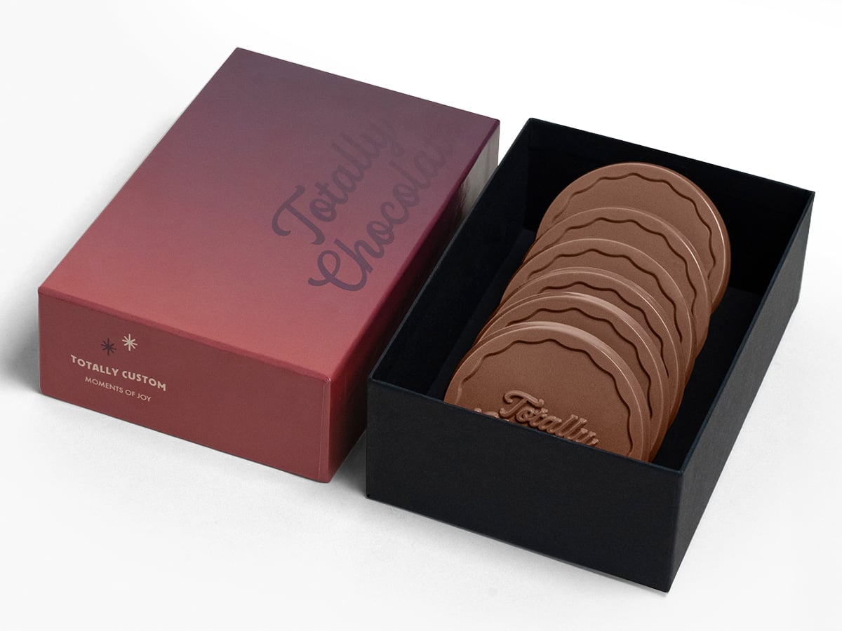 4206 Decadent Chocolate Shortbread Cookie Gift Set with Luxury Custom Packaging - 6 Piece
