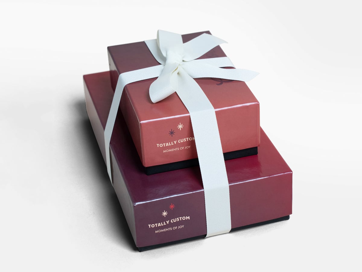 8222 Delightful 2-Tiered Gift Tower with Luxury Custom Packaging