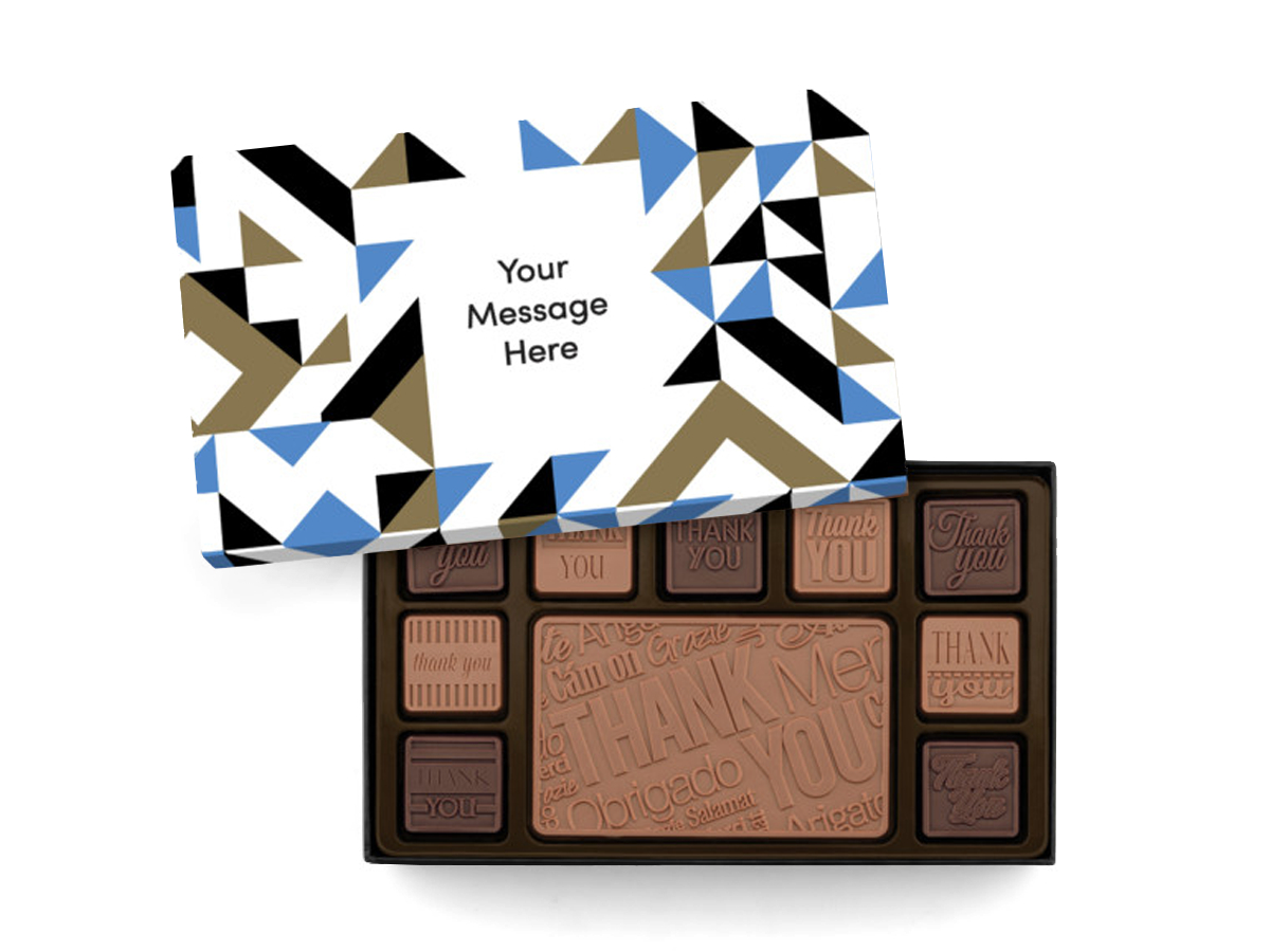 C-SHX622910X Thank You Chocolate Gift Set with Personalized Packaging - 19 Piece