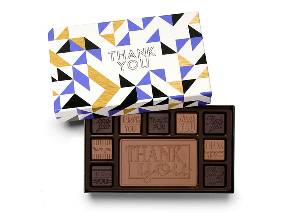 SHX226123T Thank You Chocolate Gift Set with Classic Packaging - 19 Piece