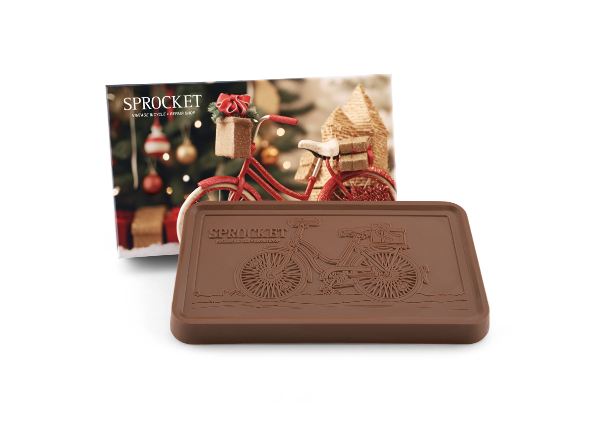 1008S 8 oz Mighty Engraved Chocolate Bar with Classic