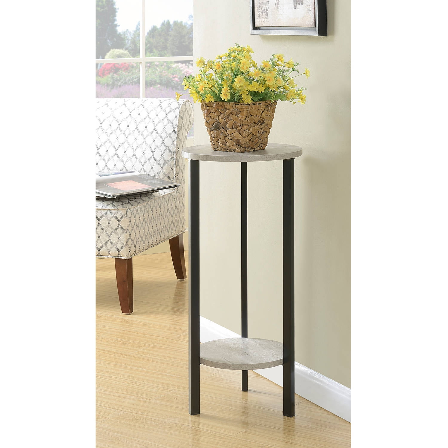 Picture of Convenience Concepts 111253 Graystone Plant Stand&#44; 31 in.