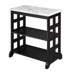 Picture of Convenience Concepts 7105065BL American Heritage Baldwin Chairside Table in Black