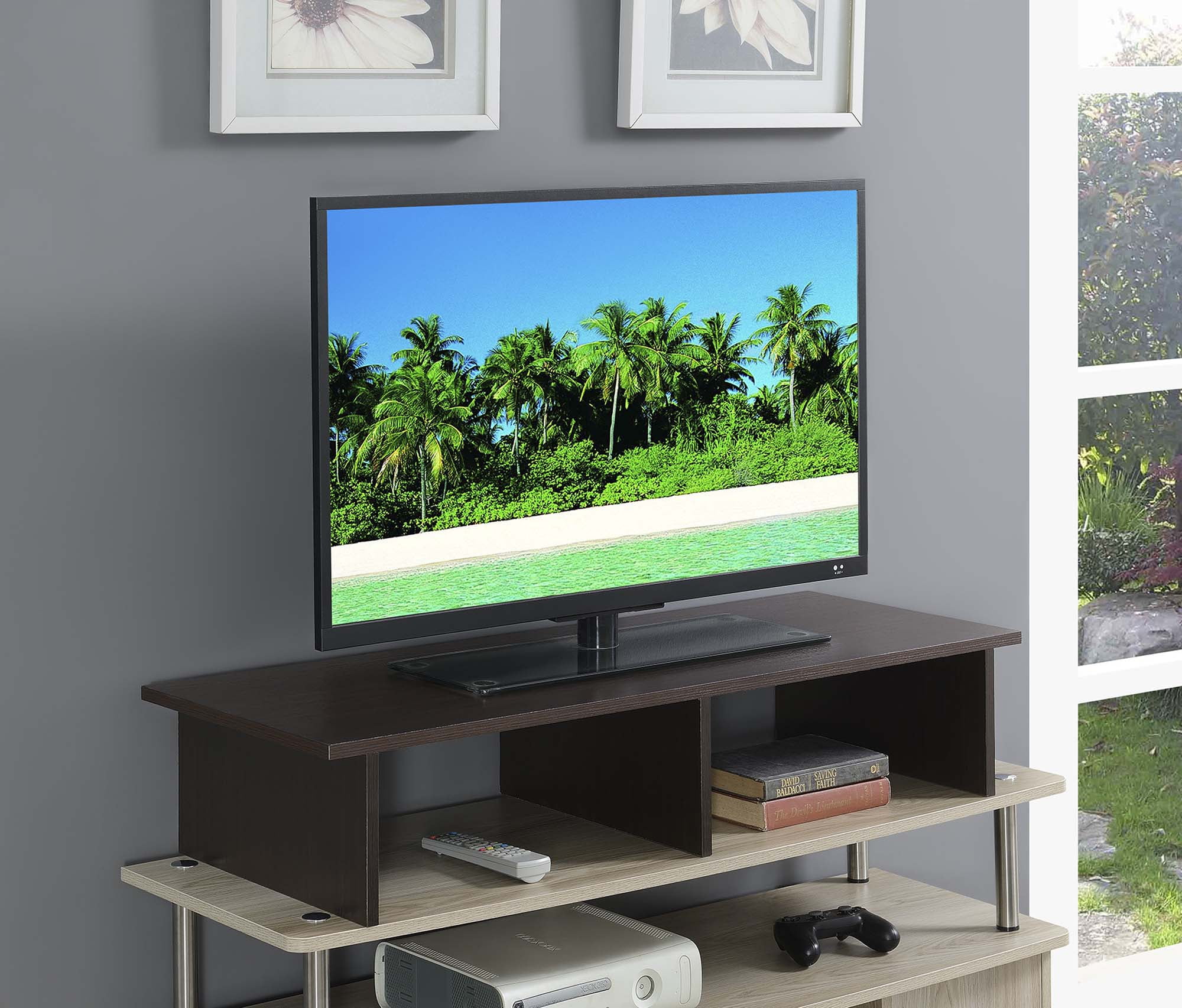 Picture of Convenience Concepts 121043ES Designs2Go Large TV & Monitor Riser&#44; Espresso - 42 x 15.75 x 8 in.