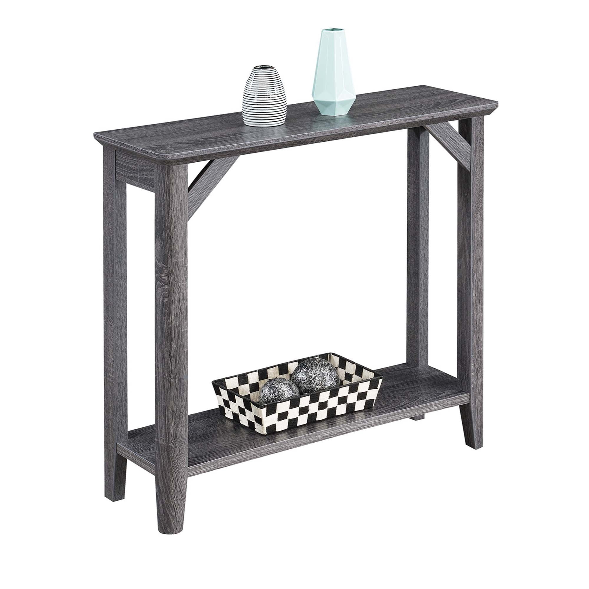 Picture of Convenience Concepts 121289WGY Winston Hall Table, Weathered Gray