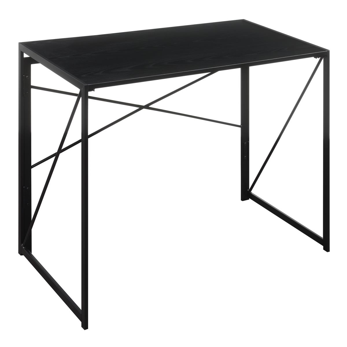 Picture of Convenience Concepts 090110BLBL Extra Folding Desk&#44; Black & Black