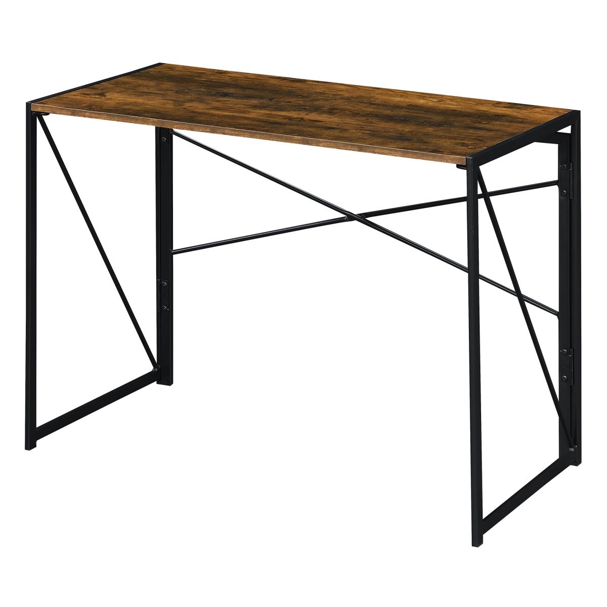 Picture of Convenience Concepts 090110BDWBL 39.5 x 19.75 x 29 in. Xtra Folding Desk&#44; Barnwood & Black