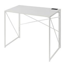 Picture of Convenience Concepts 090111WWFEL 39.5 x 19.75 x 29.5 in. Xtra Folding Desk with Charging Station&#44; White