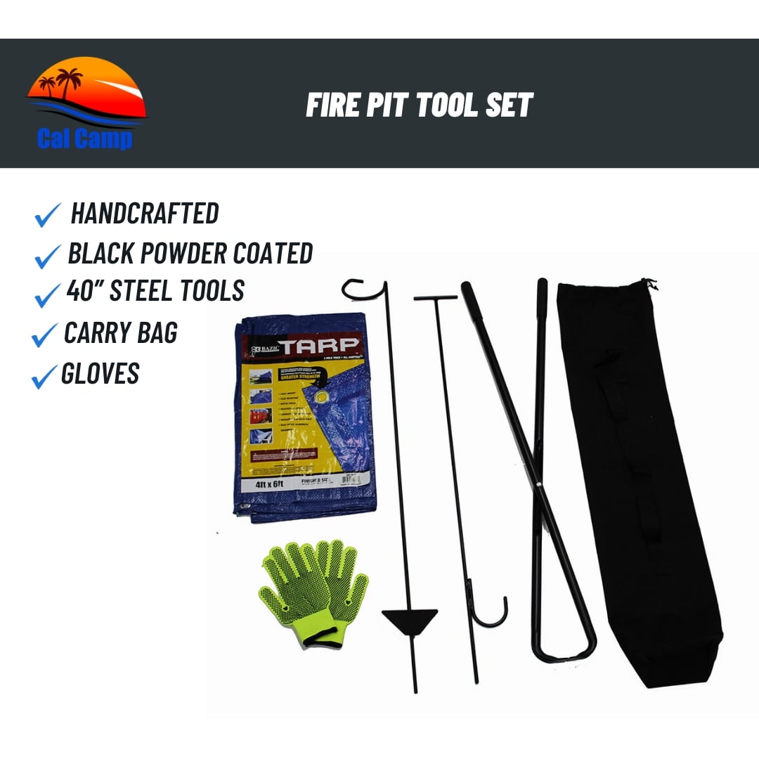 CCFPTS-100 40 in. Fire Pit Tool Set