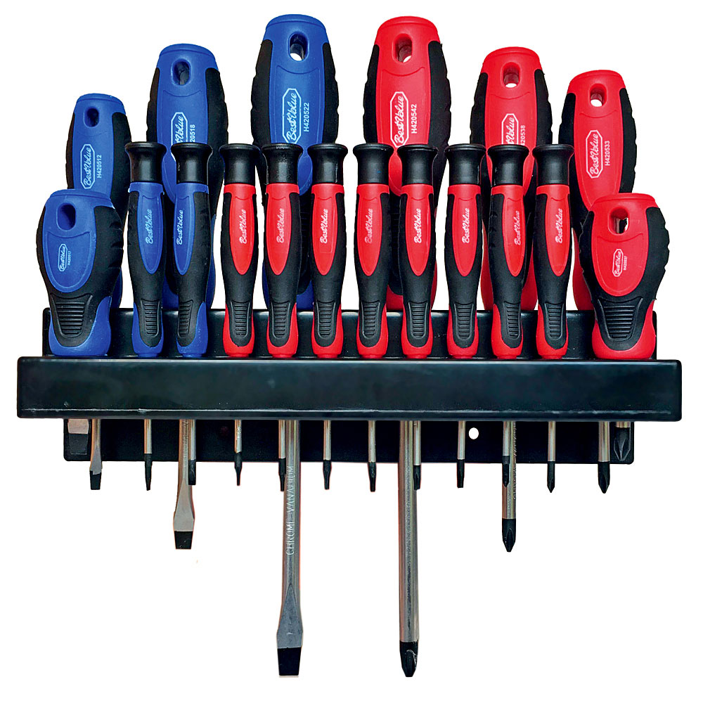 H420555 0.25 x 6 in. Screwdriver Set - 19 Piece