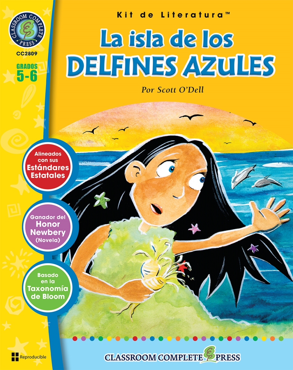 CC2809 La isla de los delfines azules - Kit de Literatura Gr. 5-6