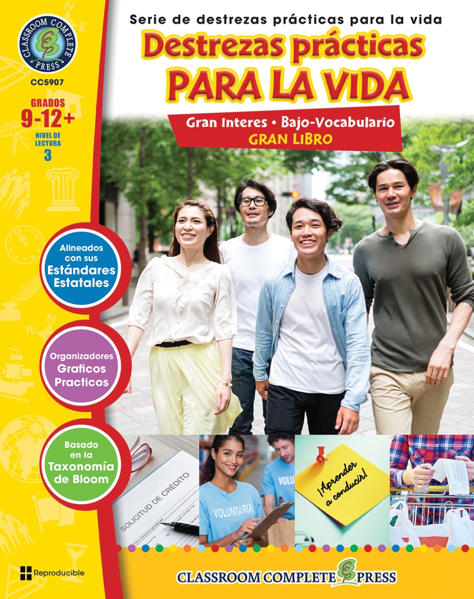 Picture of Classroom Complete Press CC5907 Big Book of Practical Life Skills Book - 9-12 plus Grade