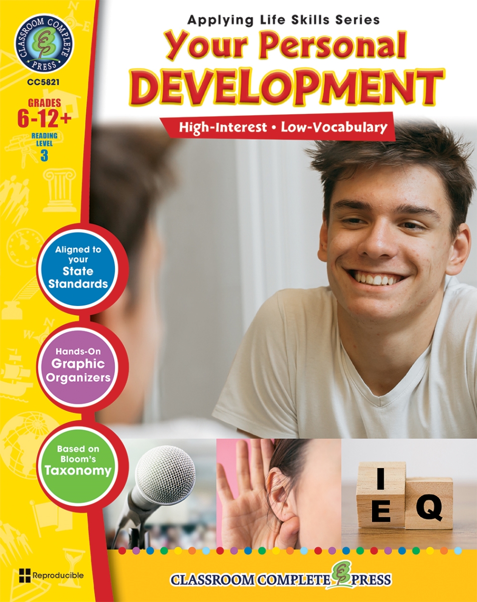 Picture of Classroom Complete Press CC5821 Applying Life Skills Your Personal Development Book - 6-12 plus Grade