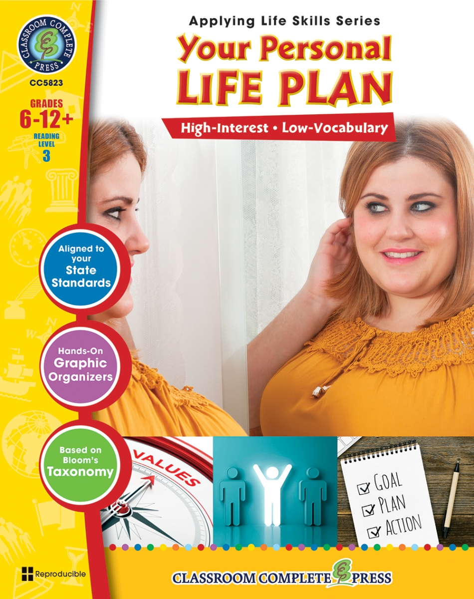 Picture of Classroom Complete Press CC5823 Applying Life Skills Your Personal Life Plan Book - 6-12 plus Grade
