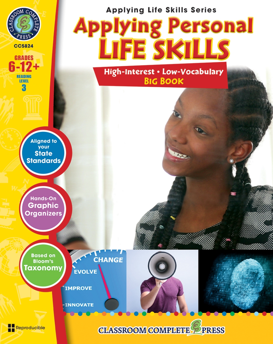 Picture of Classroom Complete Press CC5824 Applying Personal Life Skills Big Book - 6-12 plus Grade