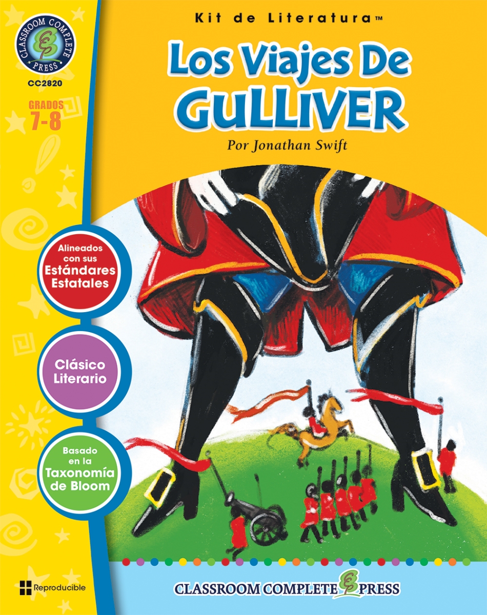 CC2820 Los Viajes De Gulliver - Kit de Literatura Gr. 7-8