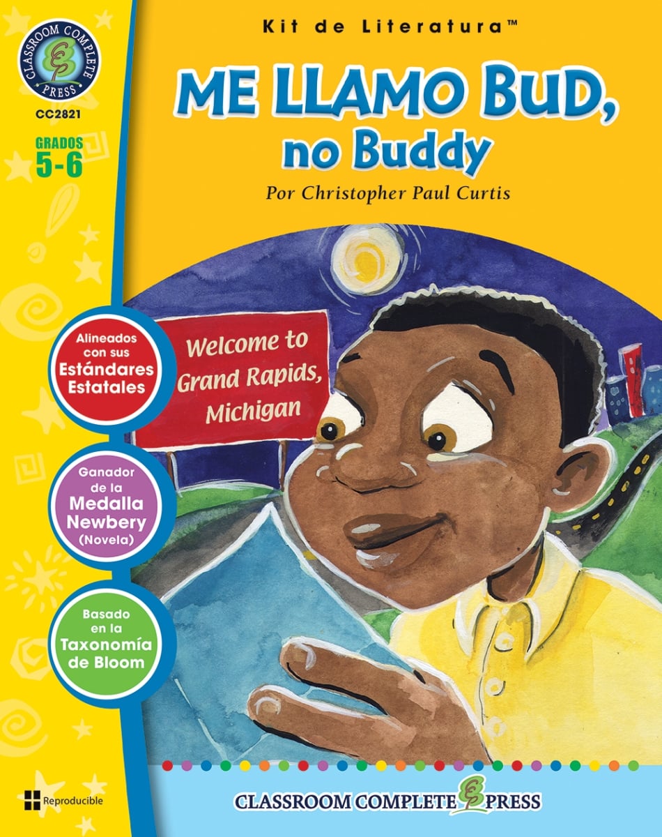 CC2821 Me Llamo Bud  No Buddy - Kit de Literatura Gr. 5-6