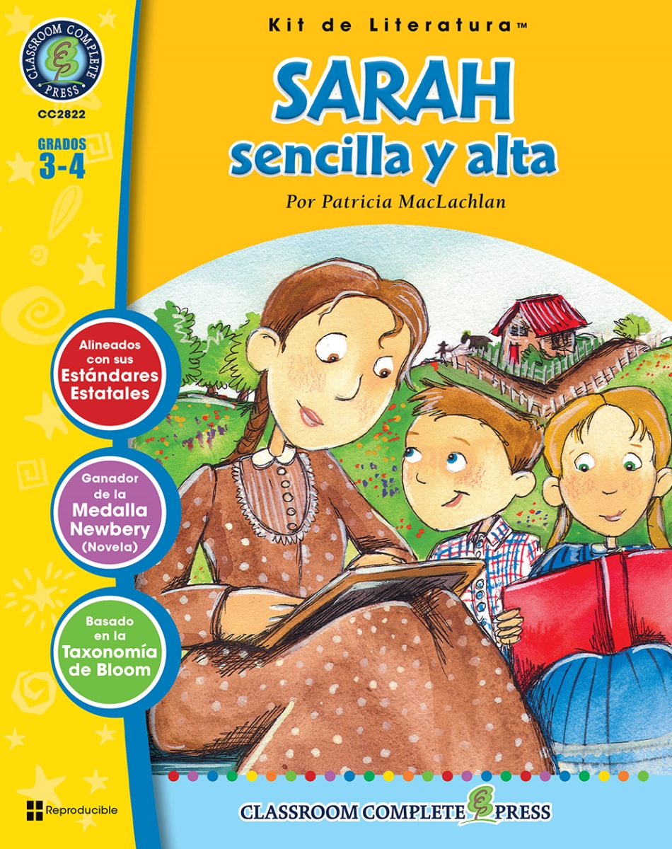 CC2822 Sarah sencilla y alta - Kit de Literatura Gr. 3-4