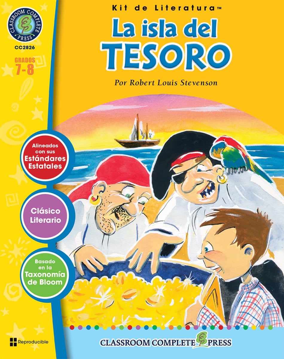 CC2826 La Isla del Tesoro - Kit de Literatura Gr. 7-8