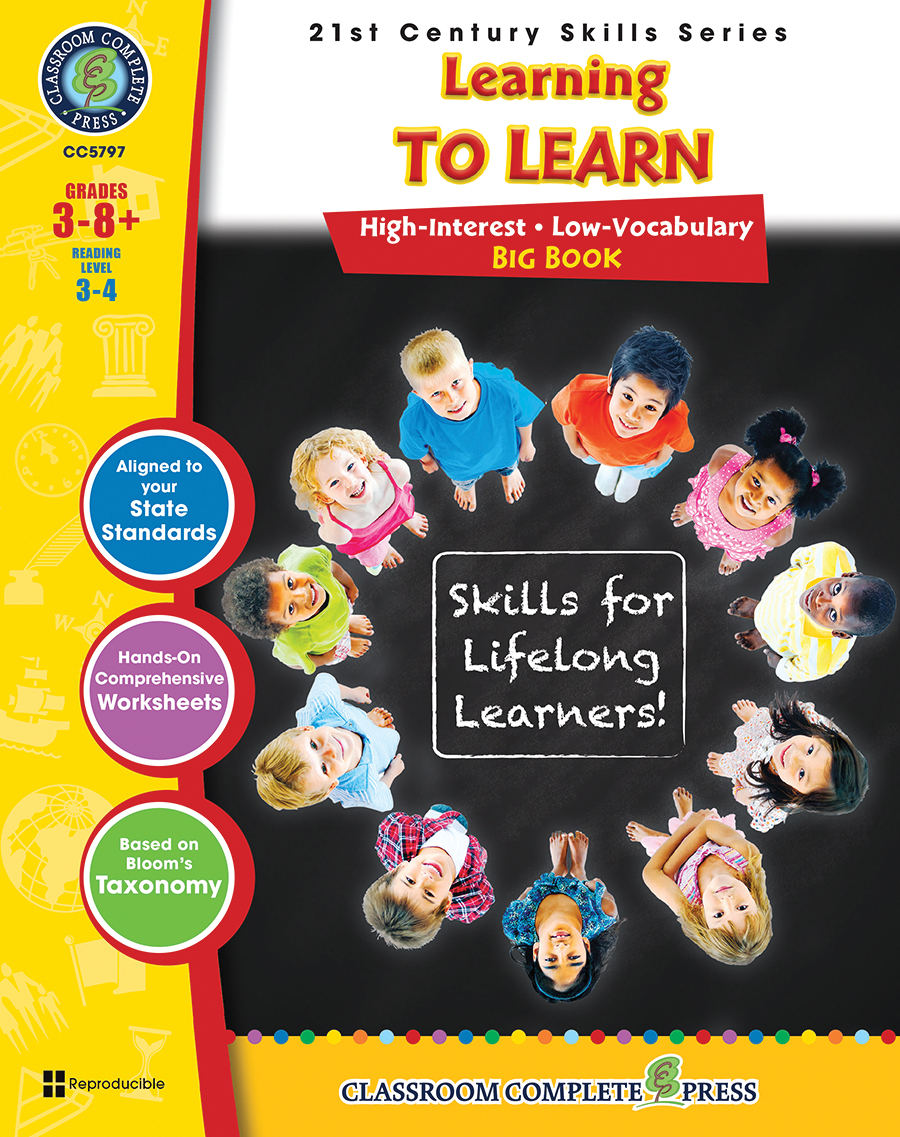 Picture of Classroom Complete Press CC5797 21st Century Skills Learning to Learn Big Book - 3-8 plus Grade