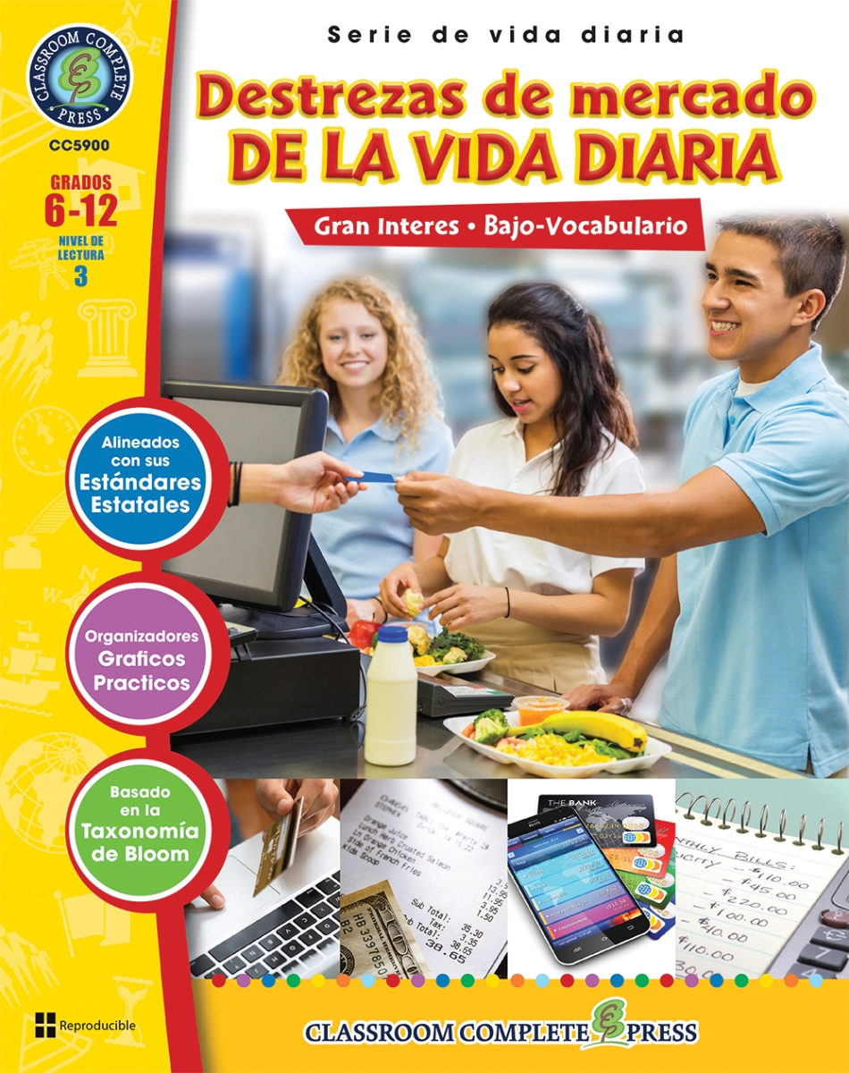 Picture of Classroom Complete Press CC5900 Everyday Life Market Skills Book - 6-12 Grade