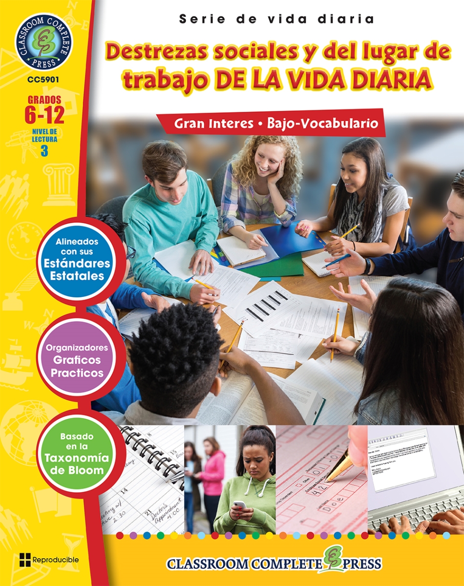 Picture of Classroom Complete Press CC5901 Social & Workplace Skills of Daily Living Book - 6-12 Grade