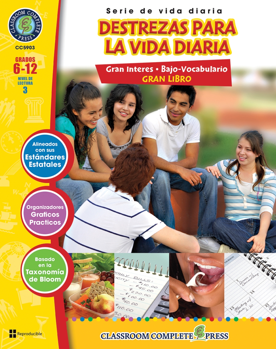 Picture of Classroom Complete Press CC5903 Big Book of Daily Living Skills Book - 6-12 Grade