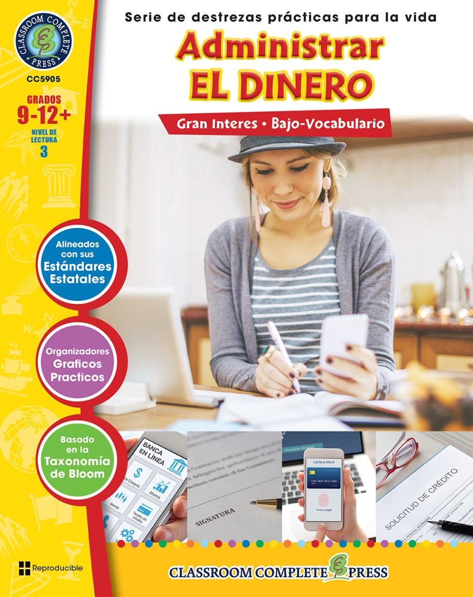 Picture of Classroom Complete Press CC5905 Practical Life Skills Managing Money Book - 9-12 plus Grade