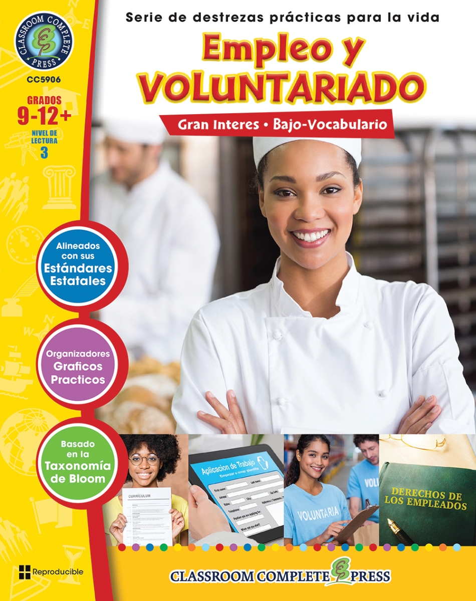 Picture of Classroom Complete Press CC5906 Practical Life Skills Employment & Volunteering Book - 9-12 plus Grade
