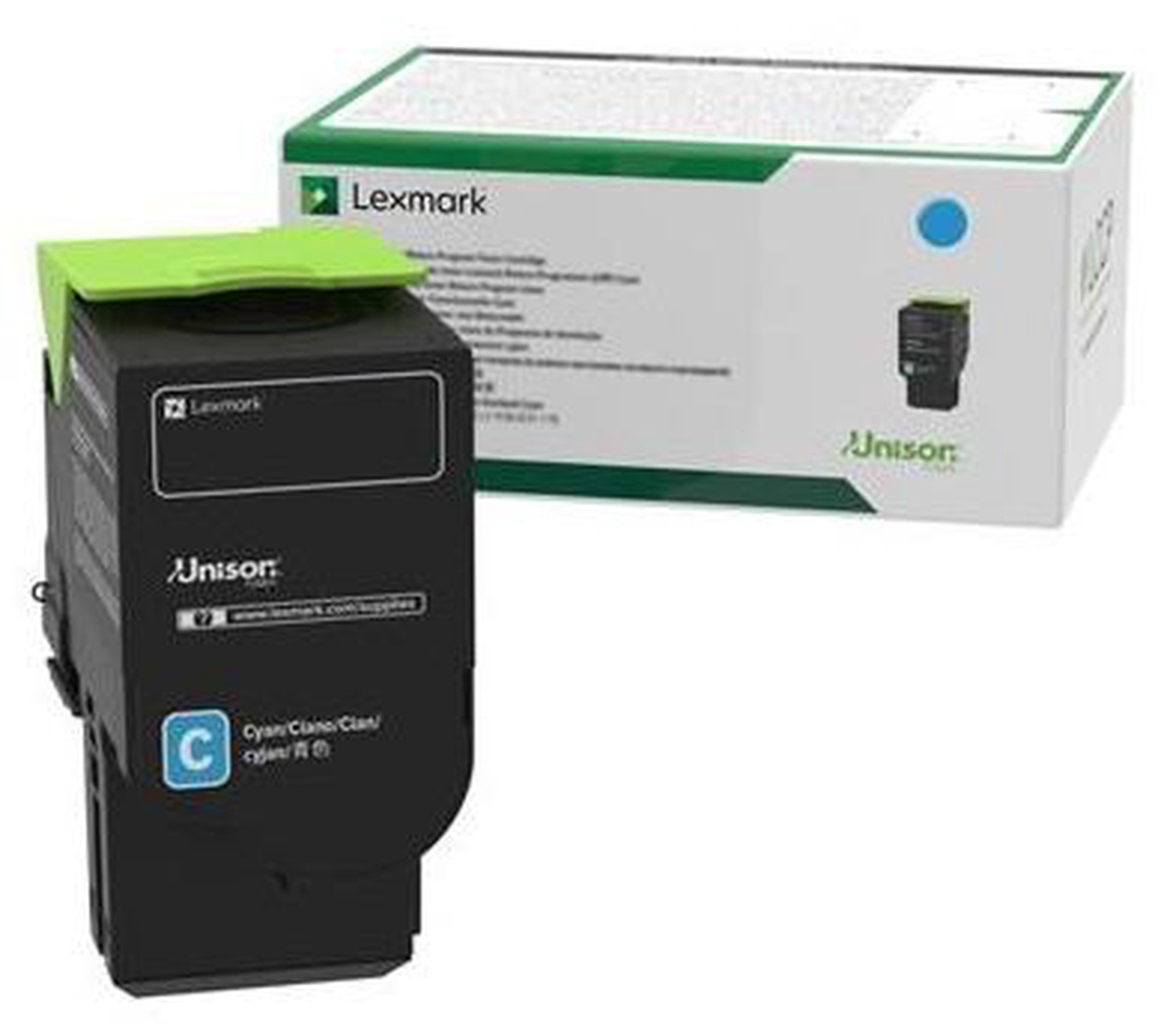 Lexmark LEX81C0XCG Original CX735ADSE Laser Return Program Toner Cartridge, Cyan - 16200 Page Yield