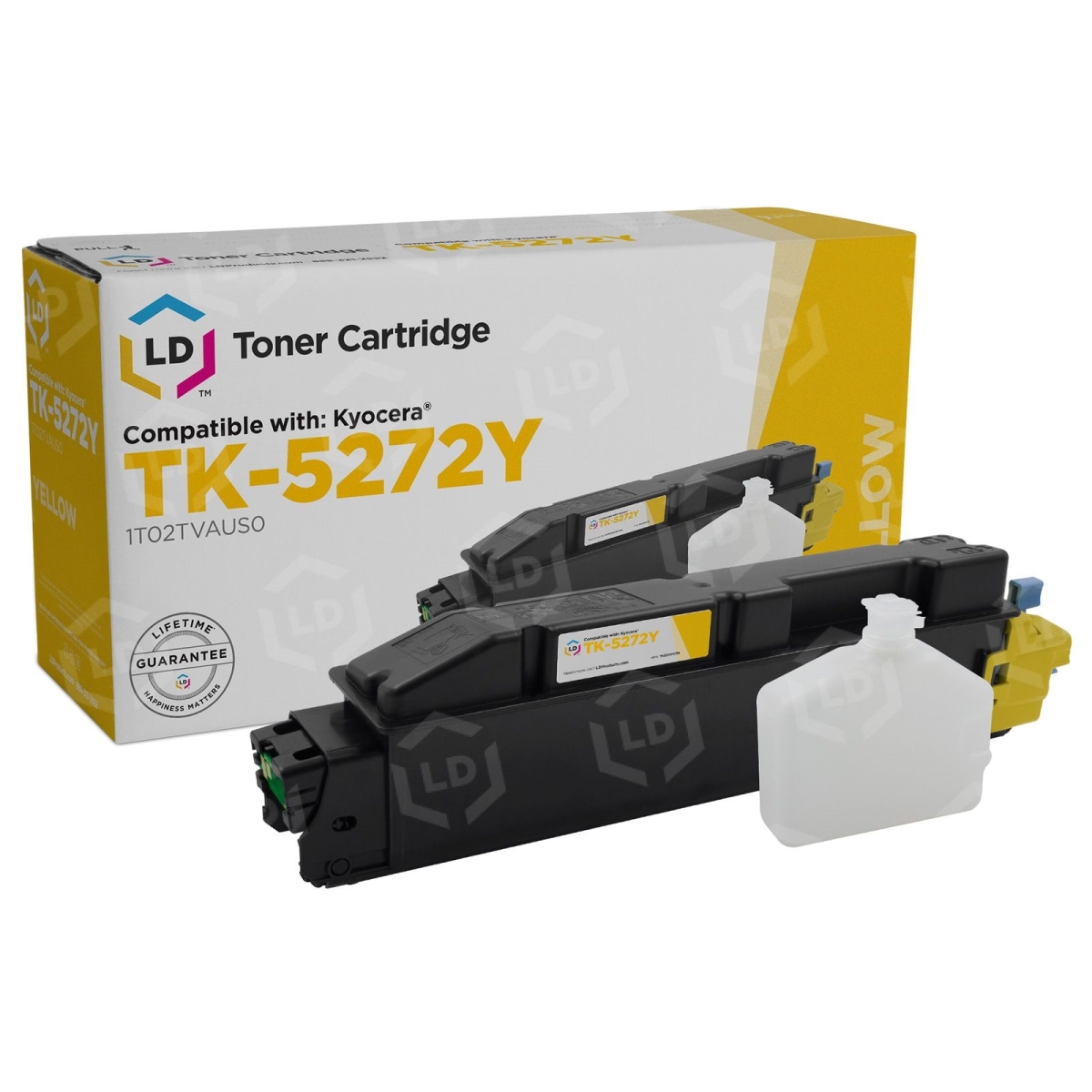 RPLKYTK5272Y Replacement Kyocera 1T02TVAUS0 Toner, Tellow