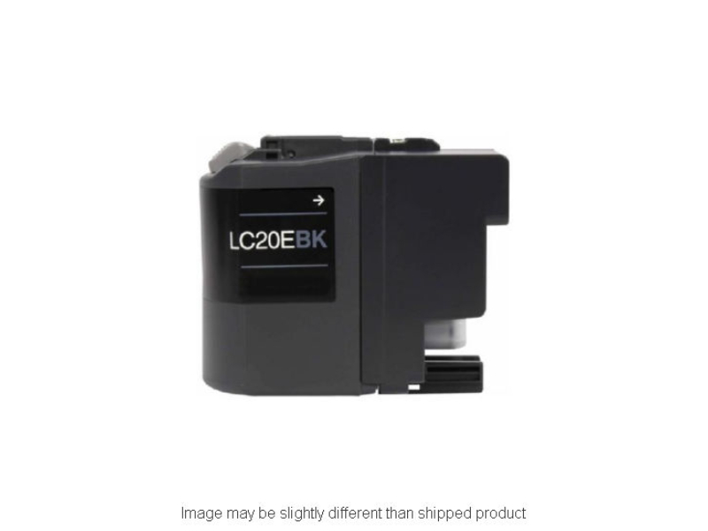 RPLBRLC20EBK Replacement High Yield Inkjet Cartridge for Brother LC20E, Black - 2400 Page Yield