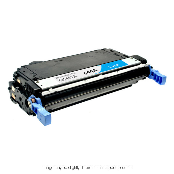 RPLHPQ6461AR Replacement Toner Cartridge for HP, Cyan - 12000 Page Yield