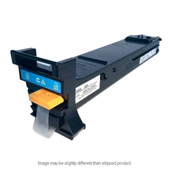 RPLKMTN318C Konica A0DK433 Toner Cartridge, Cyan