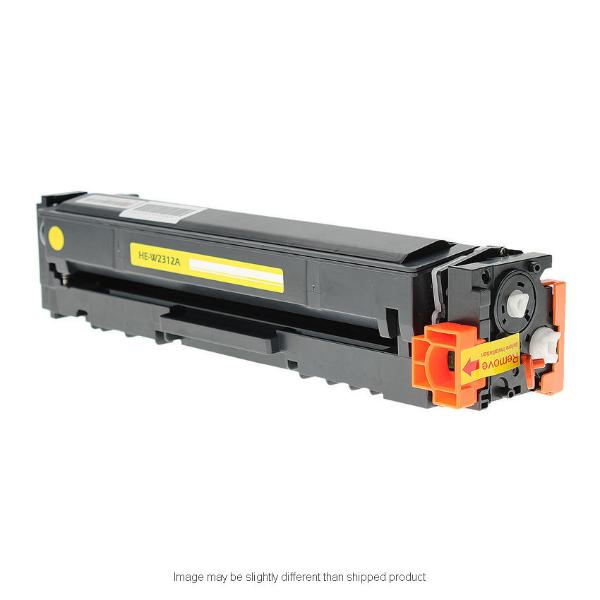 RPLHPW2312AWCR Replacement Laser Jet Toner Cartridge with   Chip for HP W2312A, Yellow - 850 Page Yield