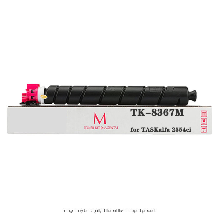 RPLKYTK8367M Replacement Toner Cartridge for Kyocera 1T02YPBUS0, Magenta - 12000 Page Yield