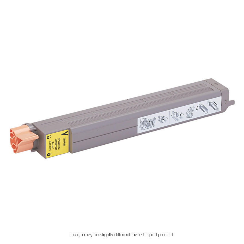 RPLXR106R01079 Replacement Toner Cartridge for Xerox, Yellow - 18000 Page Yield