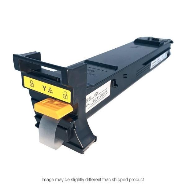 RPLKMTN318Y Replacement Toner Cartridge for Konica Minolta A0DK233, Yellow - 8000 Page Yield