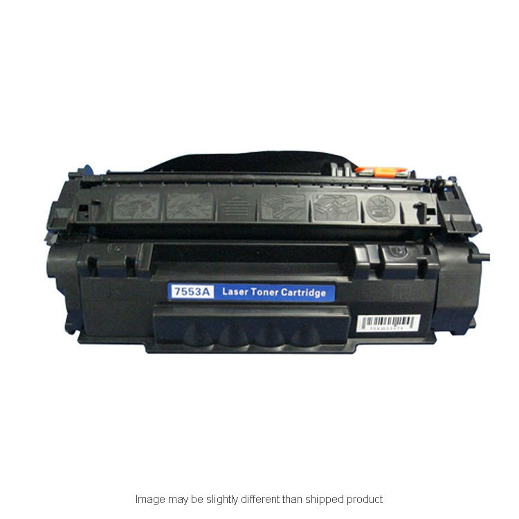 RPLHPQ7553AR Replacement Toner Cartridge for HP Q7553A, Black