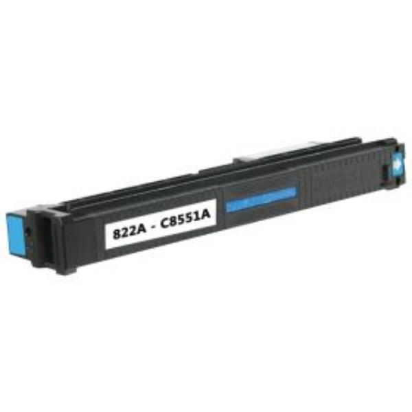 RPLHPC8551A Replacement 822A Toner Cartridge for HP C8551A, Cyan
