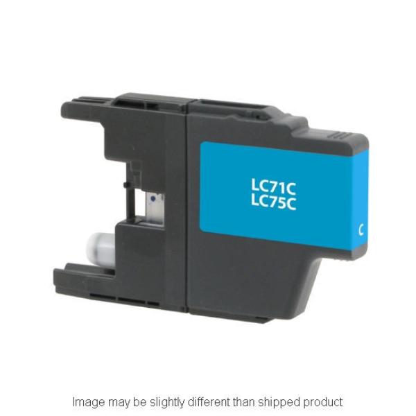 RPLBRLC75C Replacement High Yield Ink Cartridge for Brother LC75C, Cyan - 600 Page Yield