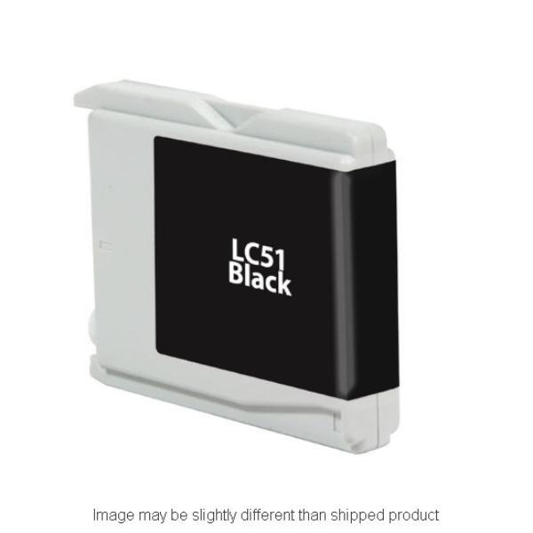 RPLBRLC51BK Replacement Ink Cartridge for Brother LC51Bk, Black - 500 Page Yield