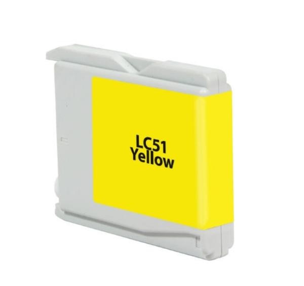 RPLBRLC51Y Brother Compatible LC51Y Yellow Inkjet Cartridge